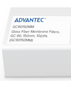 Glass Fiber Membrane Filters, GC-90, 150mm, 100/Pk