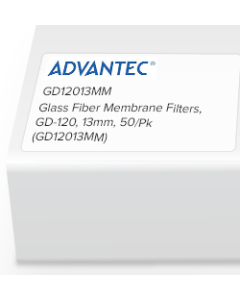 Glass Fiber Membrane Filters, GD-120, 13mm, 50/Pk