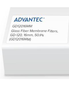 Glass Fiber Membrane Filters, GD-120, 16mm, 50/Pk