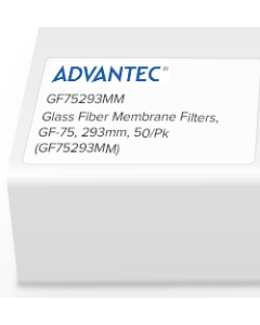 Glass Fiber Membrane Filters, GF-75, 293mm, 50/Pk