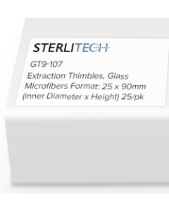 Extraction Thimbles, Glass Microfibers Format: 25 x 90mm (inner Diameter x Height) 25/pk