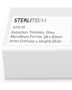 Extraction Thimbles, Glass Microfibers Format: 28 x 60mm (inner Diameter x Height) 25/pk