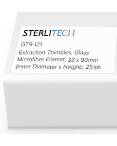 Extraction Thimbles, Glass Microfiber Format: 33 x 90mm (Inner Diameter x Height), 25/pk