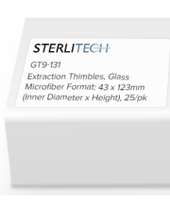 Extraction Thimbles, Glass Microfiber Format: 43 x 123mm (Inner Diameter x Height), 25/pk