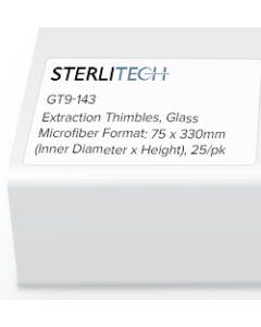 Extraction Thimbles, Glass Microfiber Format: 75 x 330mm (Inner Diameter x Height), 25/pk