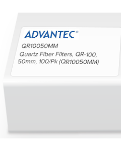 Quartz Fiber Filters, QR-100, 50mm, 100/Pk