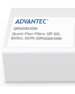 Quartz Fiber Filters, QR-100, 8X10in, 50/Pk