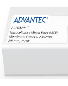 Nitrocellulose Mixed Ester (MCE) Membrane Filters, 0.2 Micron, 293mm, 25/pk