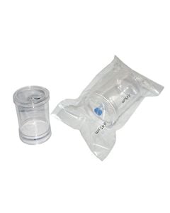 Disposable Filter Funnel, Sterile, 100 ml, Gridded, White, 0.45 Micron, 50/pk