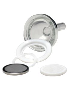 47mm Glass Microanalysis Holder, All-PTFE  seal, PTFE  support, 300 ml, KGT 47 TF