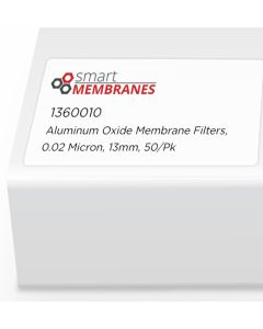 Aluminum Oxide Membrane Filters, 0.02 Micron, 13mm, 50/pk