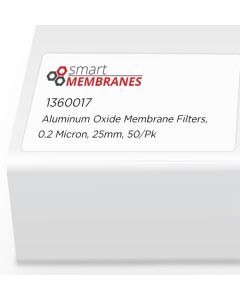 Aluminum Oxide Membrane Filters, 0.2 Micron, 25mm, 50/pk