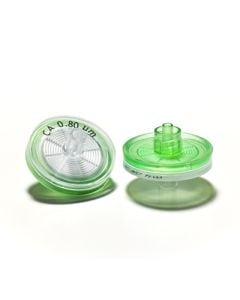 Cellulose Acetate Syringe Filters, Abluo, 0.8 Micron, 25mm, 50/Pk