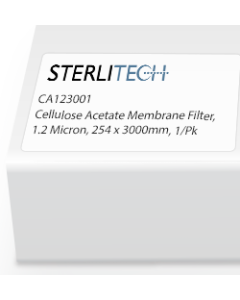 Cellulose Acetate Membrane Filter, 1.2 Micron, 254 x 3000mm, 1/Pk