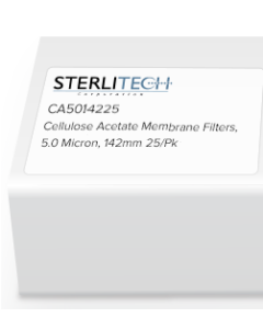Cellulose Acetate Membrane Filters, 5.0 Micron, 142mm, 25/pk