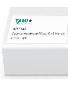 TAMI Ceramic Membrane, 0.45 Micron, 47mm, 5/Pk