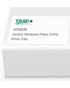 TAMI Ceramic Membrane, 8 KD, 47mm, 5/Pk
