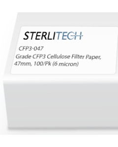 Grade CFP3 Cellulose Filter Paper, 47mm, 100/Pk (6 micron)