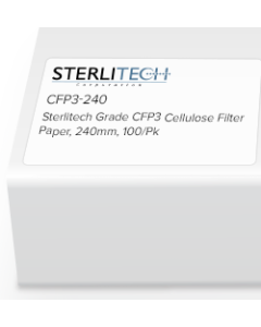 Grade CFP3 Cellulose Filter Paper, 240mm, 100/Pk  (6 micron)
