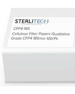 Grade CFP4 Cellulose Filter Paper, 185mm, 100/Pk  (25 micron)