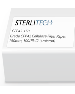 Grade CFP42 Cellulose Filter Paper, 150mm, 100/Pk (2-3 micron)