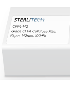 Grade CFP4 Cellulose Filter Paper, 142mm, 100/Pk  (25 micron)