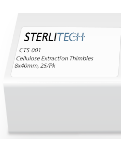 Cellulose Extraction Thimbles 8x40mm, 25/Pk