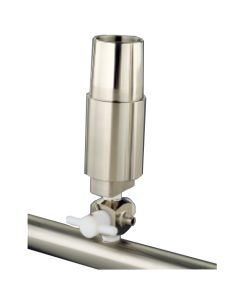 Stainless Steel Vacuum Manifold, 1-Position, Exterior Taper Cup, 3-Way Valve, SS SPE/3