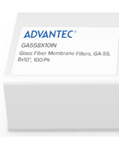Glass Fiber Membrane Filters, GA-55, 8x10in, 100/Pk