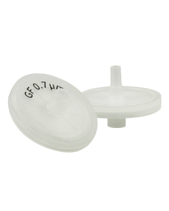 Glass Fiber Syringe Filter, Abluo, 0.7 micron, 25mm, 50/pk