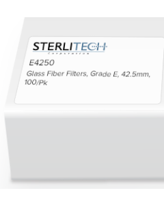Grade E Borosilicate Glass Microfiber, 42.5mm, 100/Pk