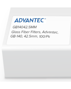 Glass Fiber Membrane Filters, GB-140, 42.5mm, 100/Pk