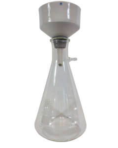 Basic Buchner Kit: 125 mm Porcelain Funnel, 5L Side Arm Flask, Adapters, and Filters