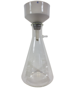 Basic Buchner Kit: 185 mm Porcelain Funnel, 5L Side Arm Flask, Adapters, and Filters