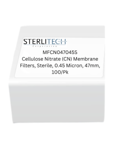 Cellulose Nitrate (CN) Membrane Filters, Sterile, 0.45 Micron, 47mm, 100/Pk