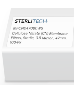 Cellulose Nitrate (CN) Membrane Filters, Sterile, 0.8 Micron, 47mm, 100/Pk