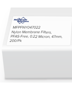 Nylon Membrane Filters, PFAS-Free, 0.22 Micron, 47mm, 200/Pk