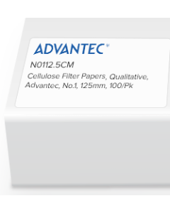 Qualitative Filter Papers No.1, 125mm, 100/pk