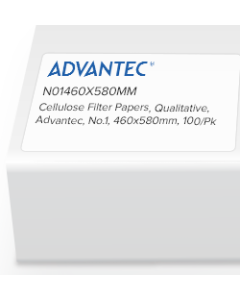 Qualitative Filter Papers No.1, 460 x 580mm, 100/pk