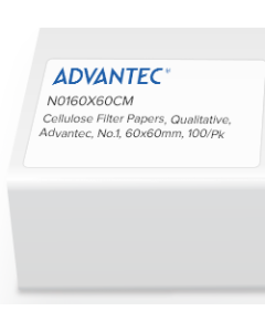 Qualitative Filter Papers No.1, 60 x 60mm, 100/pk
