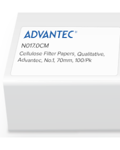 Qualitative Filter Papers No.1, 70mm, 100/pk