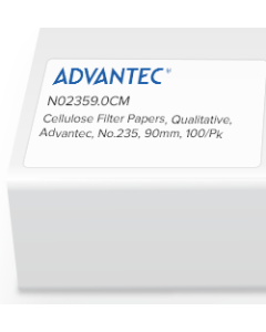 Qualitative Filter Papers No.235, 90mm, 100/pk