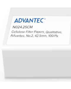 Qualitative Filter Papers No.2, 42.5mm, 100/pk