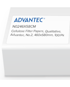 Qualitative Filter Papers No.2, 460 x 580mm, 100/pk