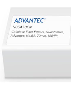 Quantitative Filter Papers No.5A, 70mm, 100/pk