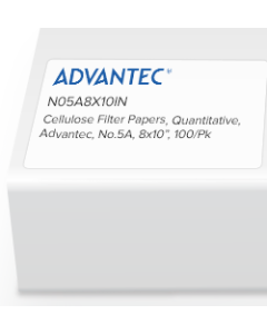 Quantitative Filter Papers No.5A, 8x10 in, 100/pk