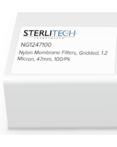 Nylon Membrane Filters, with Grid, 1.2 Micron, 47mm, 100/Pk