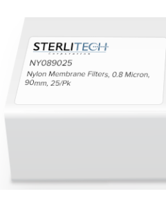 Nylon Membrane Filters, 0.8 Micron, 90mm, 25/Pk