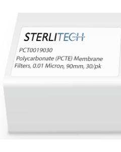 Polycarbonate (PCTE) Membrane Filters, 0.01 Micron, 90mm, 30/pk
