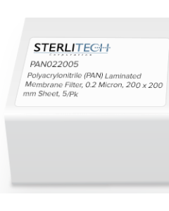 Polyacrylonitrile (PAN) Laminated Membrane Filter, 0.2 Micron, 200 x 200mm, 5/Pk